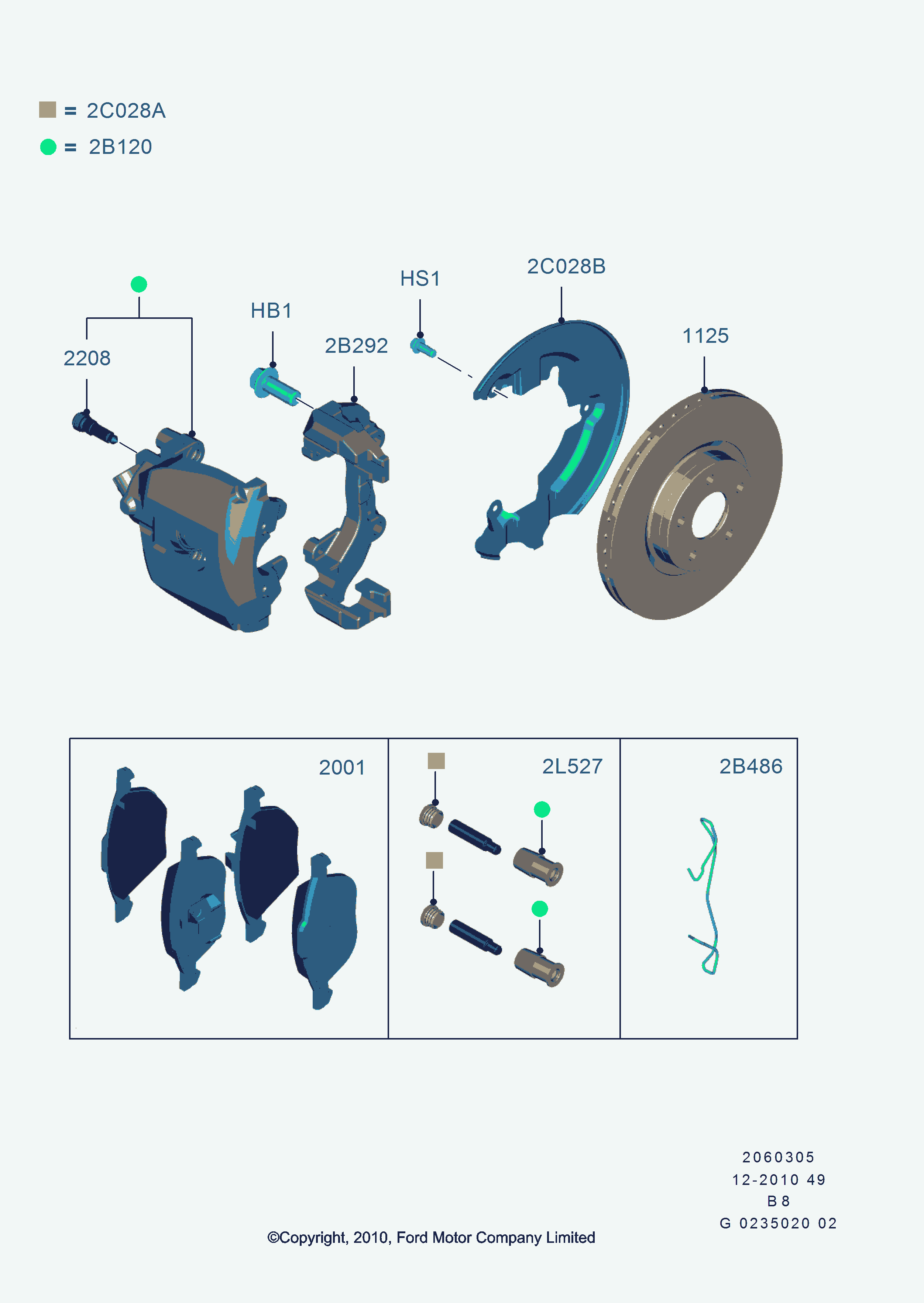 FORD 1790221 - Тормозной диск parts5.com