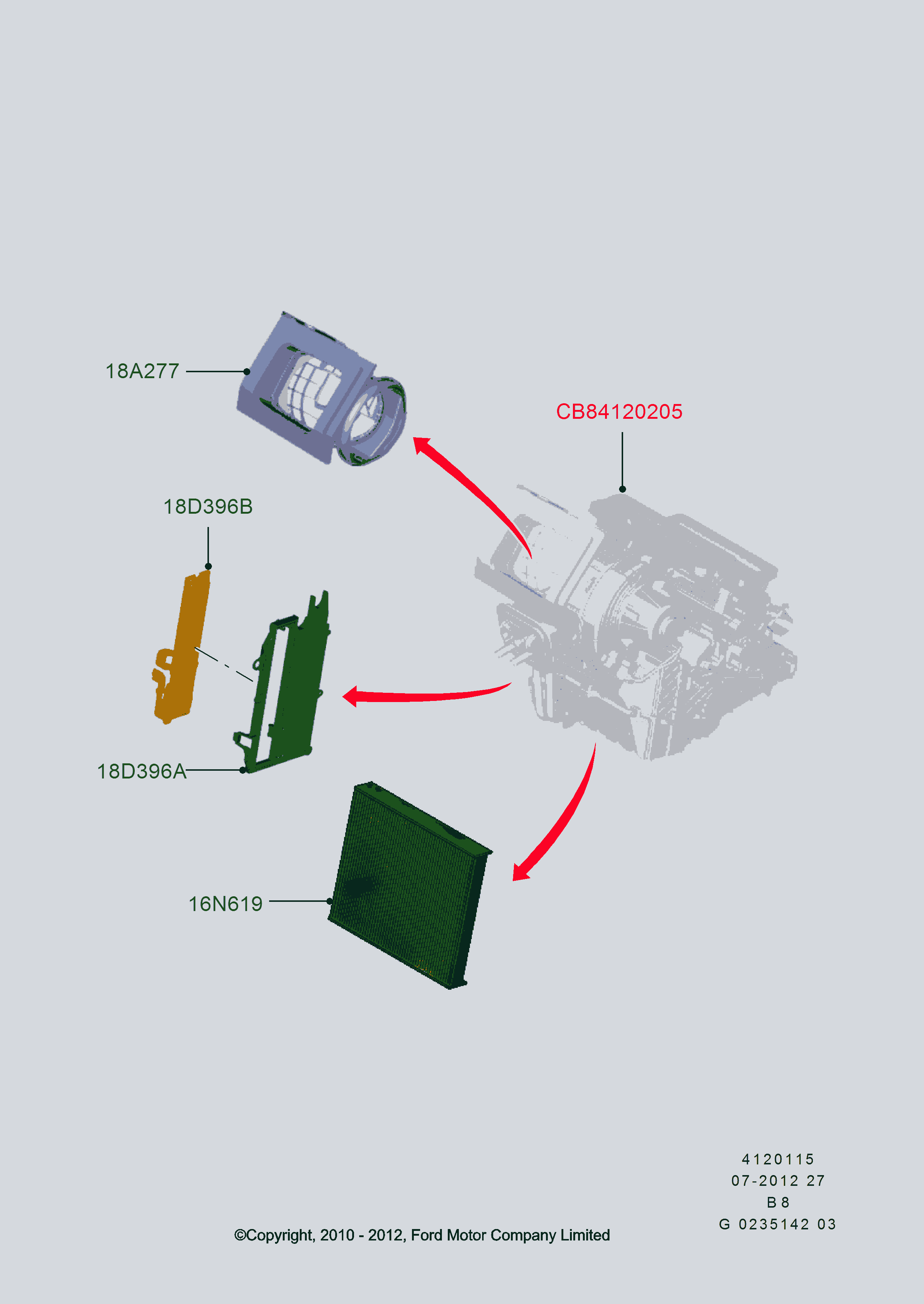 FORD 1776 360 - Фильтр воздуха в салоне parts5.com