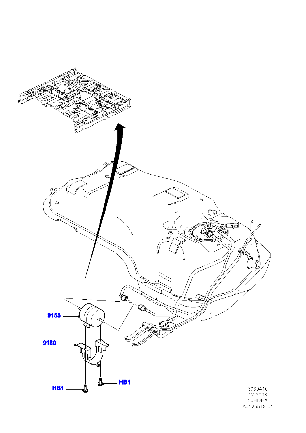 FORD 3732 020 - Топливный фильтр parts5.com