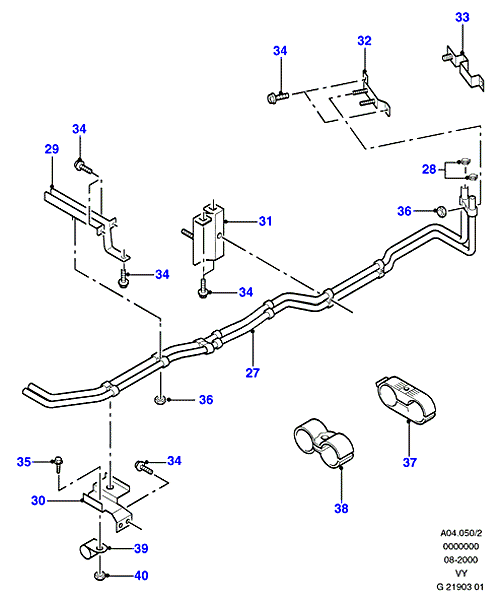 BMW 1 140 345 - Сайлентблок, рычаг подвески колеса parts5.com