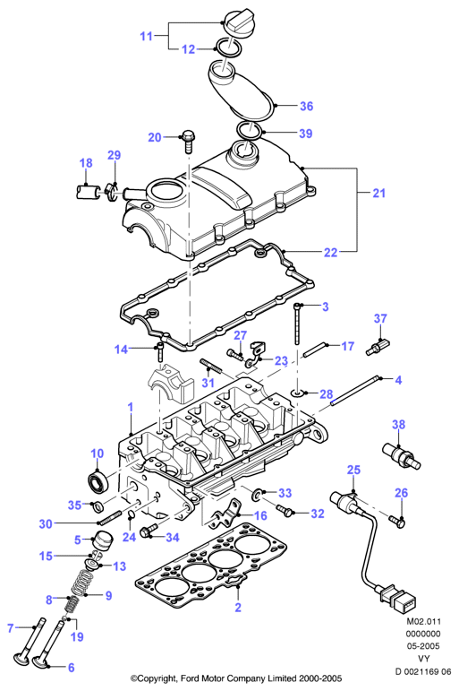 FORD 1250855 - Water Pump & Timing Belt Set parts5.com