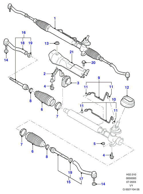 FORD 1 234 259 - Наконечник рулевой тяги, шарнир parts5.com