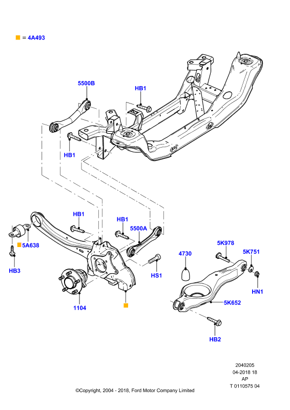 FORD 1448127 - Track Control Arm parts5.com