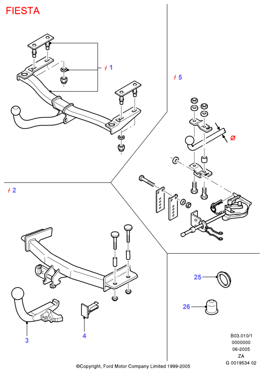 FORD 6 089 983 - Прерыватель указателей поворота parts5.com