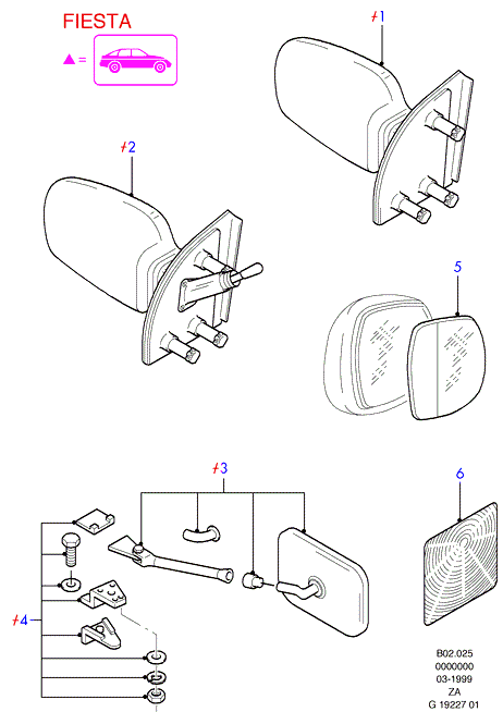 FORD 7158659 - Correa trapecial poli V parts5.com