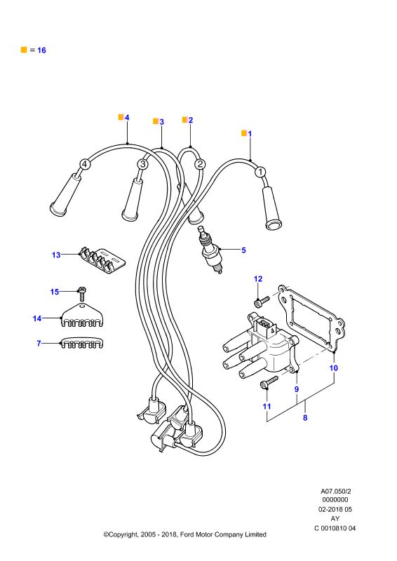 Opel 12 16 460 - Основная фара parts5.com