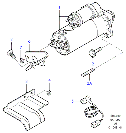 FORD 1 416 218 - Стартер parts5.com