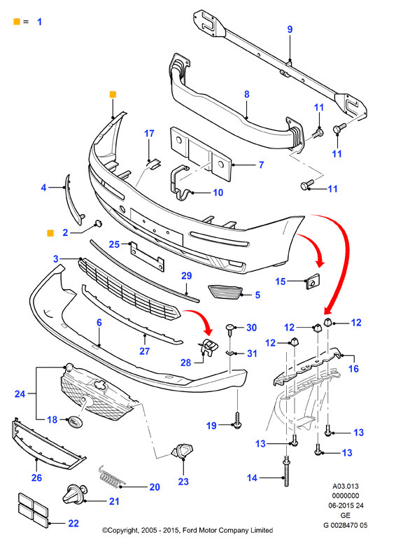 Scania 1379371 - Боковой габаритный фонарь parts5.com