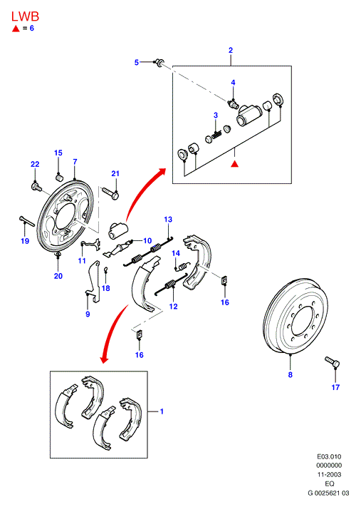 Scania 1447175 - Plate Assy - Brake Back, RH parts5.com