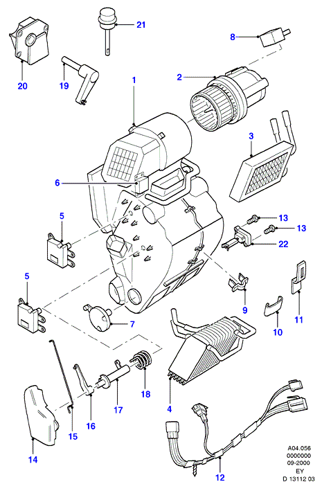 FORD 7 188 532 - Вентилятор салона parts5.com