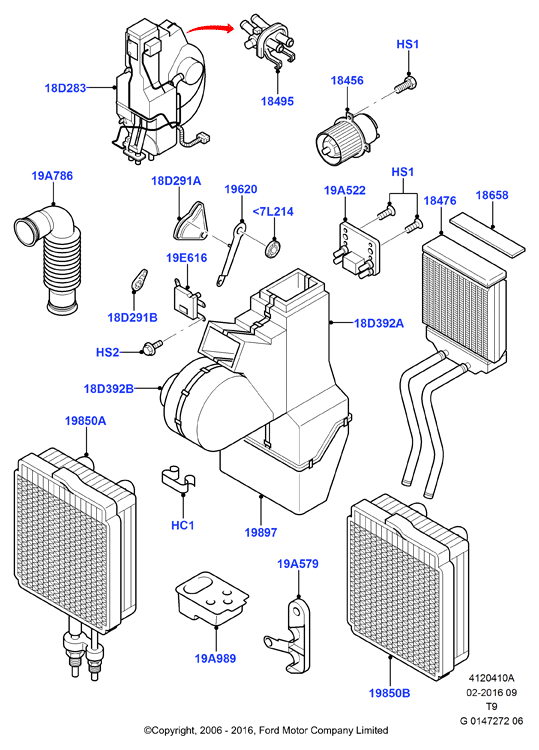 FORD 1714716 - Válvula de control de refrigerante parts5.com