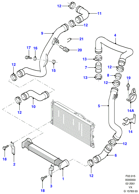 FORD 1 003 742 - Датчик, температура впускаемого воздуха parts5.com