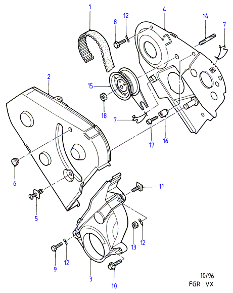 FORD 1762232 - Направляющий ролик, зубчатый ремень parts5.com