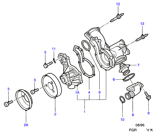 FORD 1 031 881 - Термостат, охлаждающая жидкость parts5.com