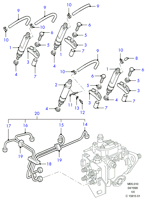 FORD 1 003 094 - Уплотнительное кольцо, клапанная форсунка parts5.com