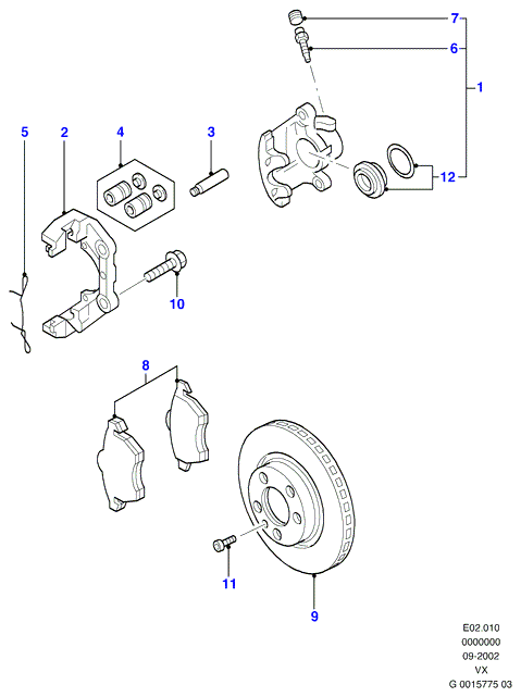 FORD 1045994 - Тормозной диск parts5.com