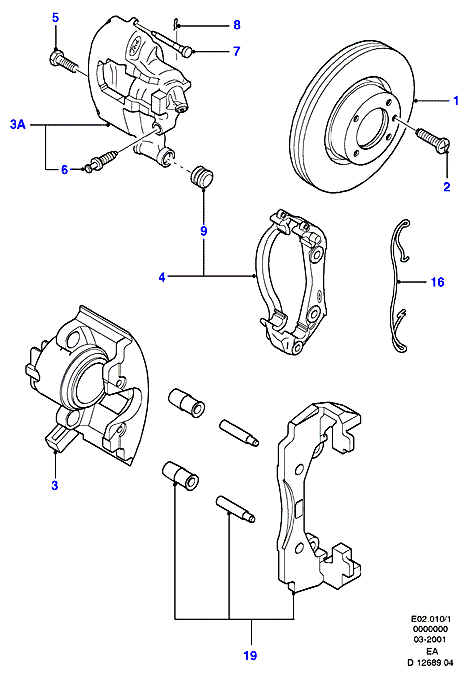 FORD 1661490 - Ремкомплект, тормозной суппорт parts5.com