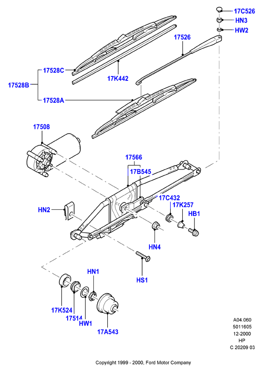 FORD 1332351 - Wiper Blade parts5.com