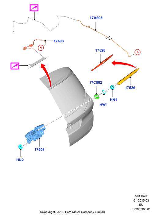 FORD 1686897 - Limpiaparabrisas parts5.com