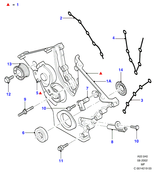 FORD 4621599 - Датчик импульсов, коленвал parts5.com