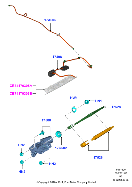 FORD 1686898 - Limpiaparabrisas parts5.com