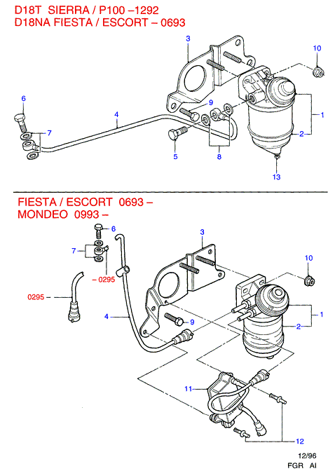 FORD 1096950 - Топливный фильтр parts5.com