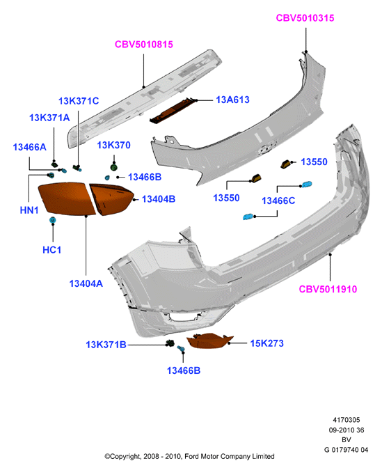 FORD 4473369 - Bulb, instrument lighting parts5.com