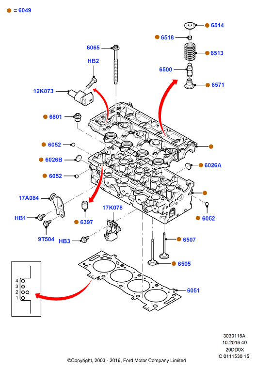 FORD 1837835 - Датчик, положение распределительного вала parts5.com