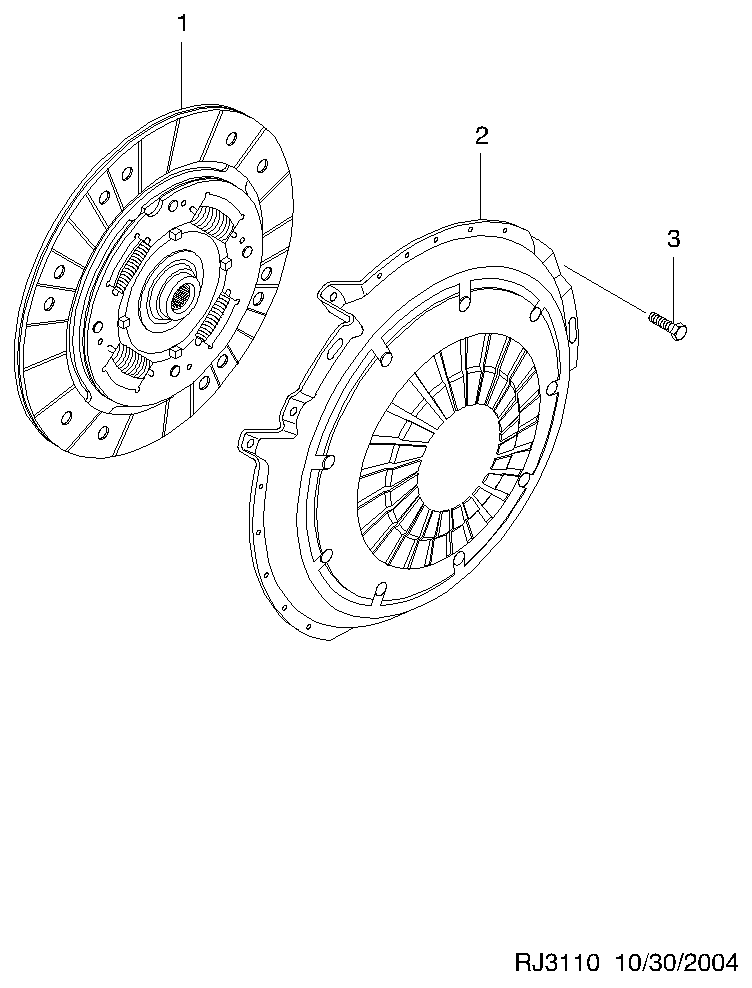 Chevrolet 96349031 - Нажимной диск сцепления parts5.com