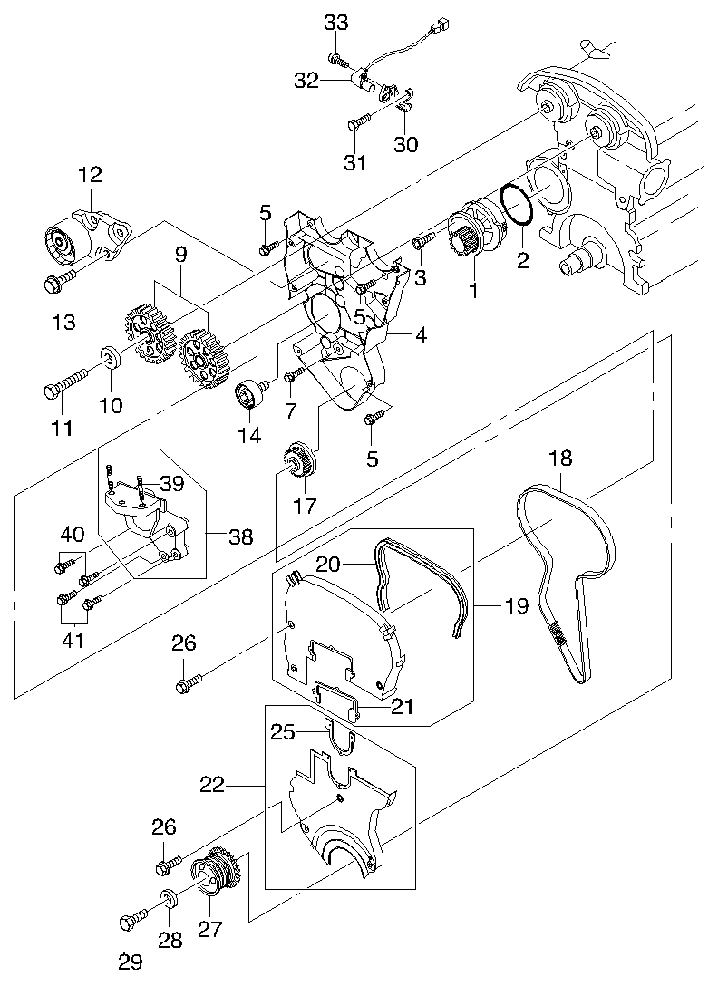 DAEWOO 96182871 - Water Pump parts5.com