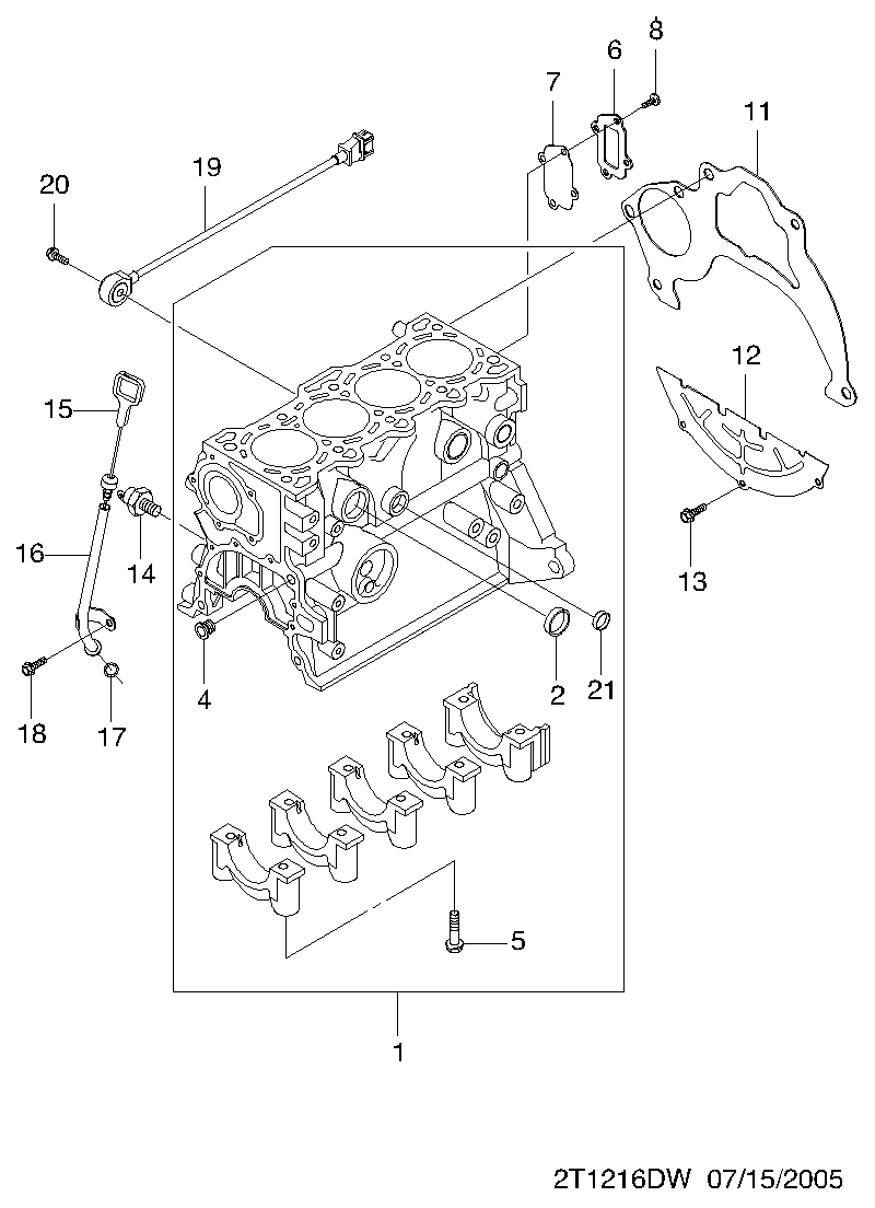 Chevrolet 96408134 - Sender Unit, oil pressure parts5.com