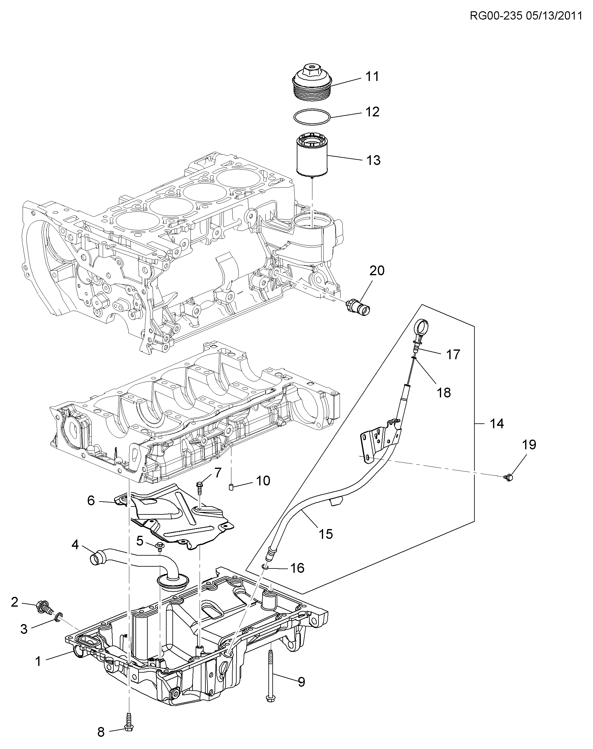 Saturn 12605566 - Масляный фильтр parts5.com