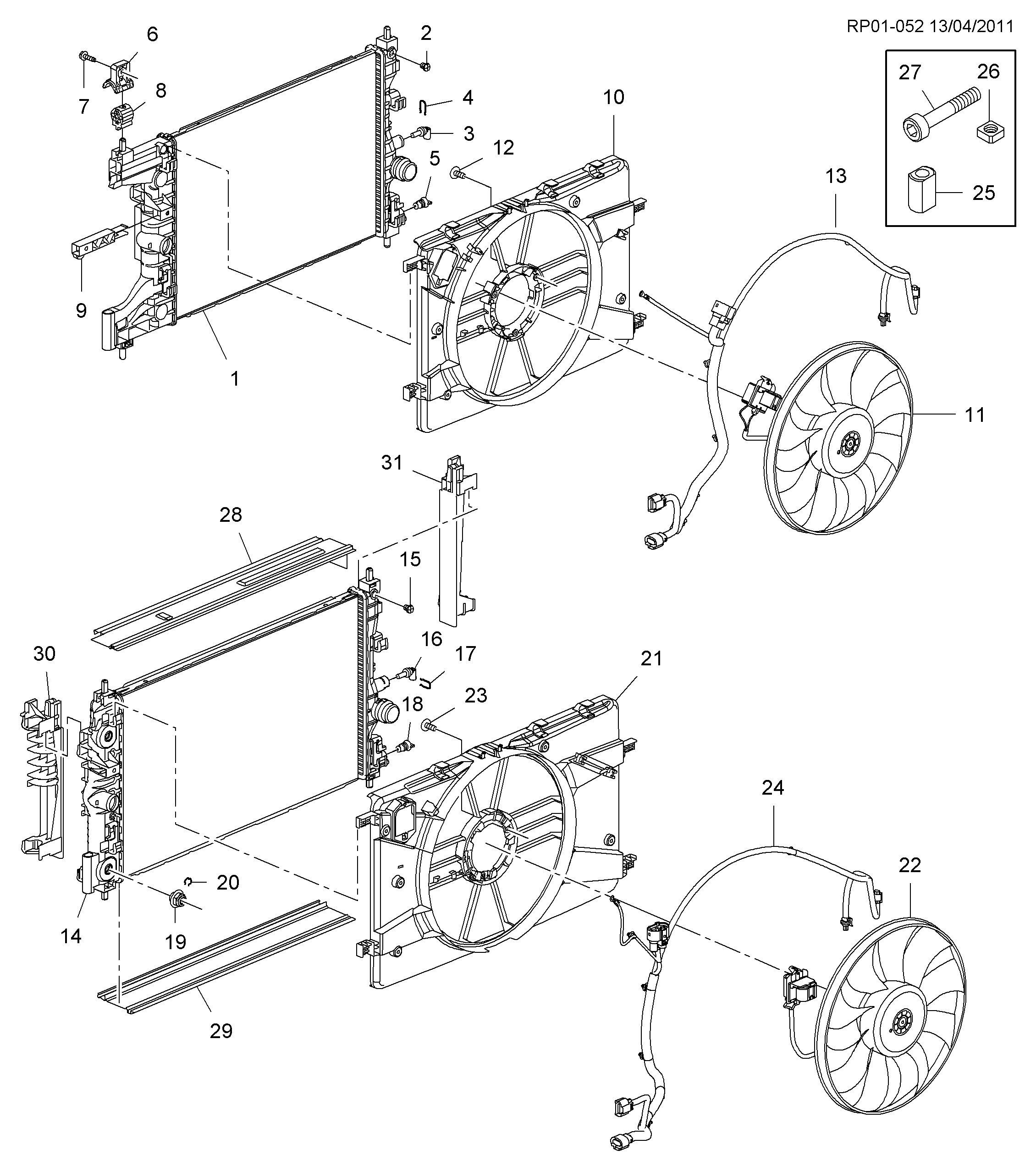 Opel 55591002 - Датчик, температура охлаждающей жидкости parts5.com