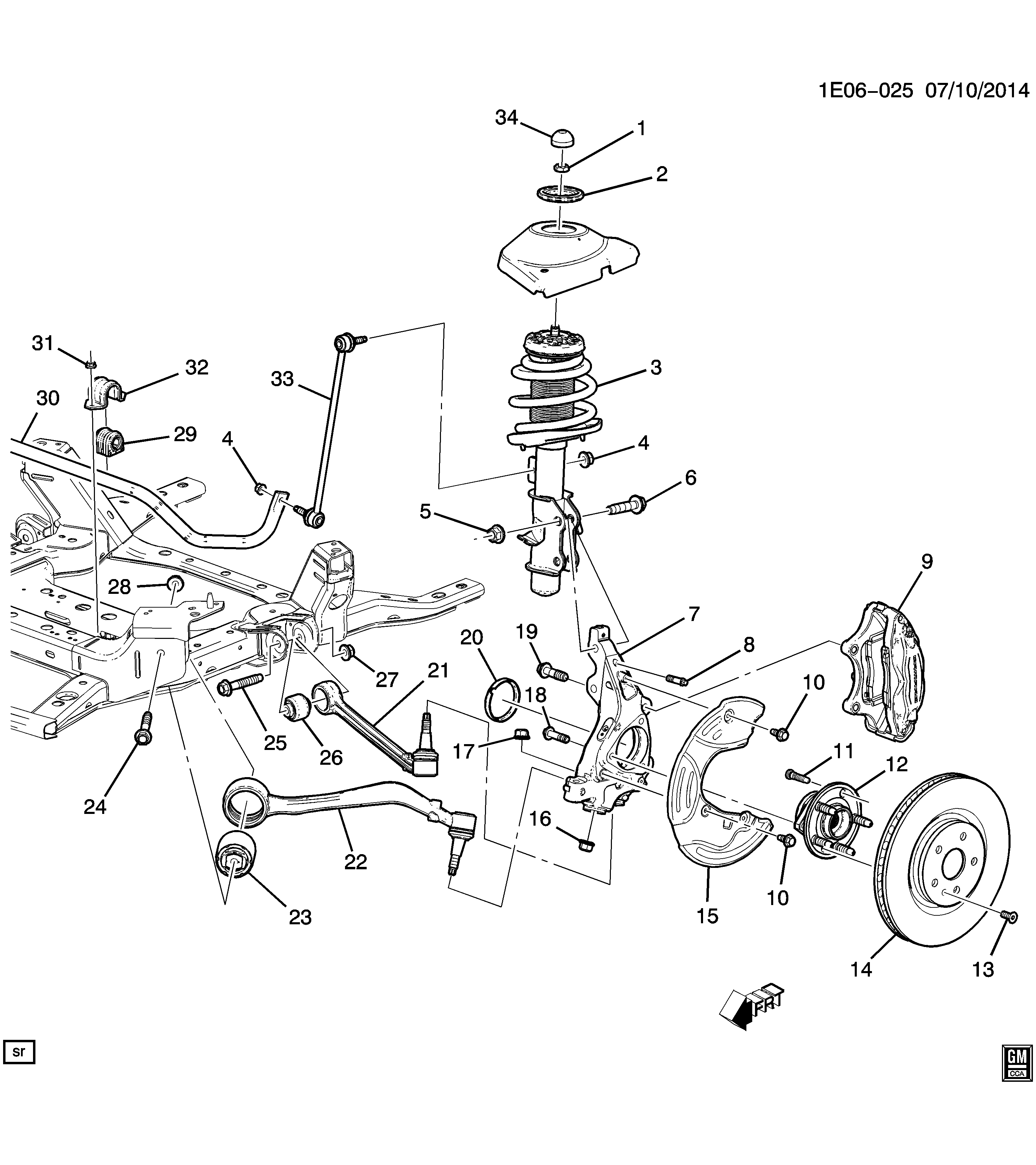 GMC 23118055 - Тормозной диск parts5.com