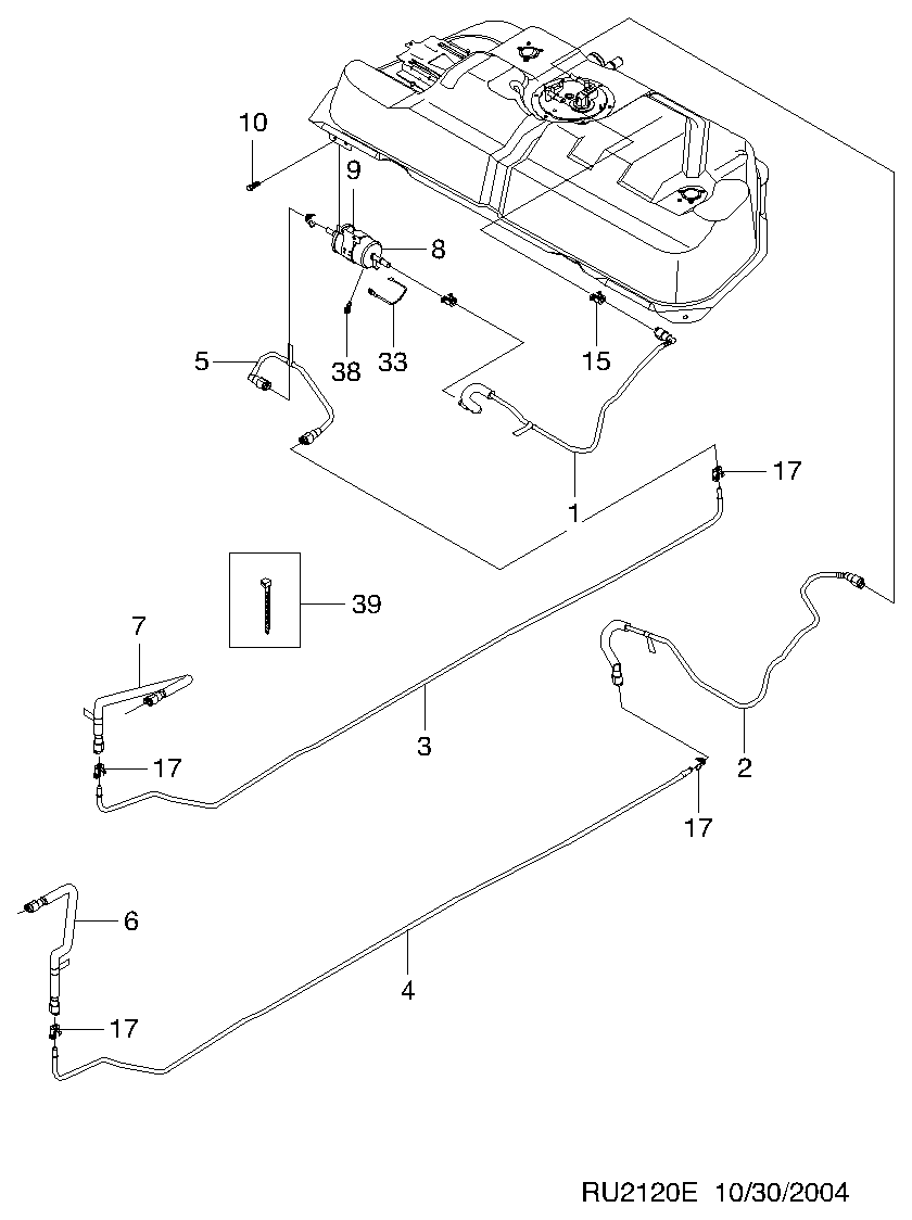 ZAZ 96335719 - Топливный фильтр parts5.com