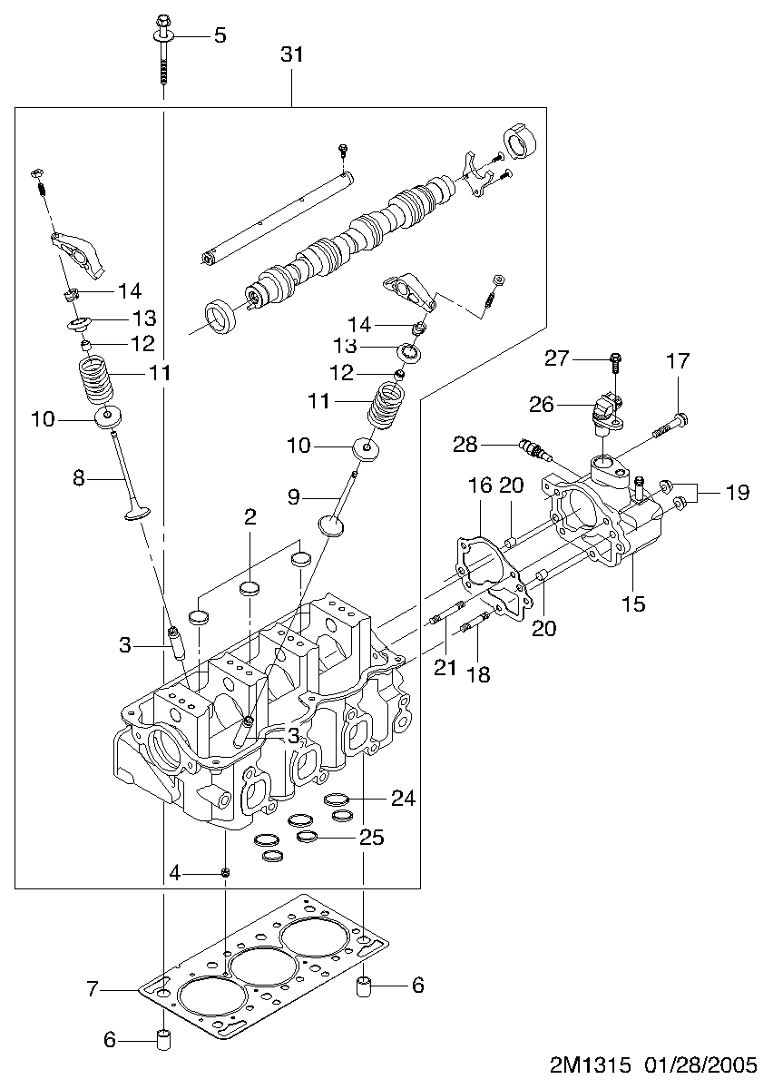 DAEWOO 94581014 - Прокладка, клапан возврата ОГ parts5.com