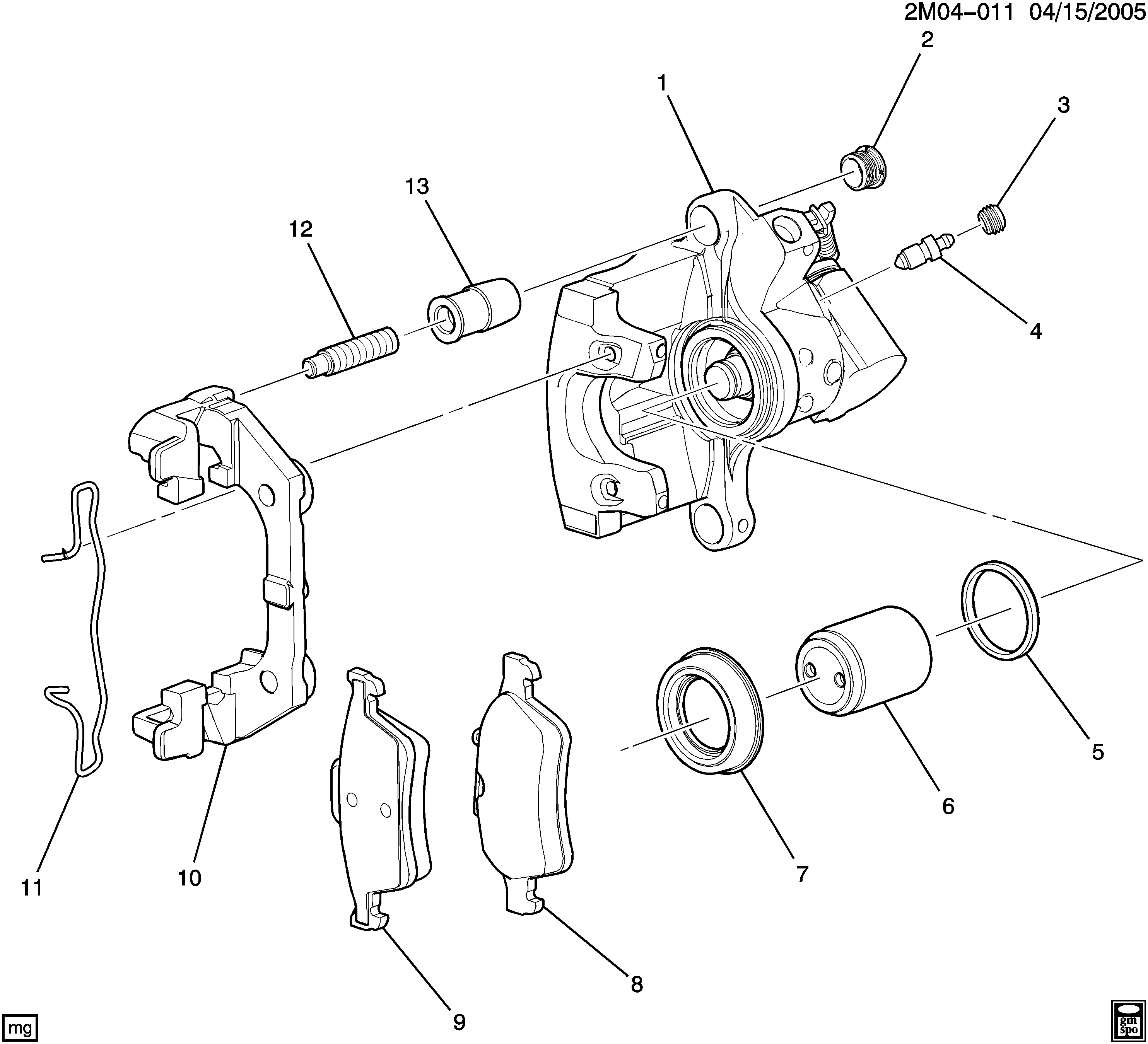 Opel 15271565 - Тормозные колодки, дисковые, комплект parts5.com