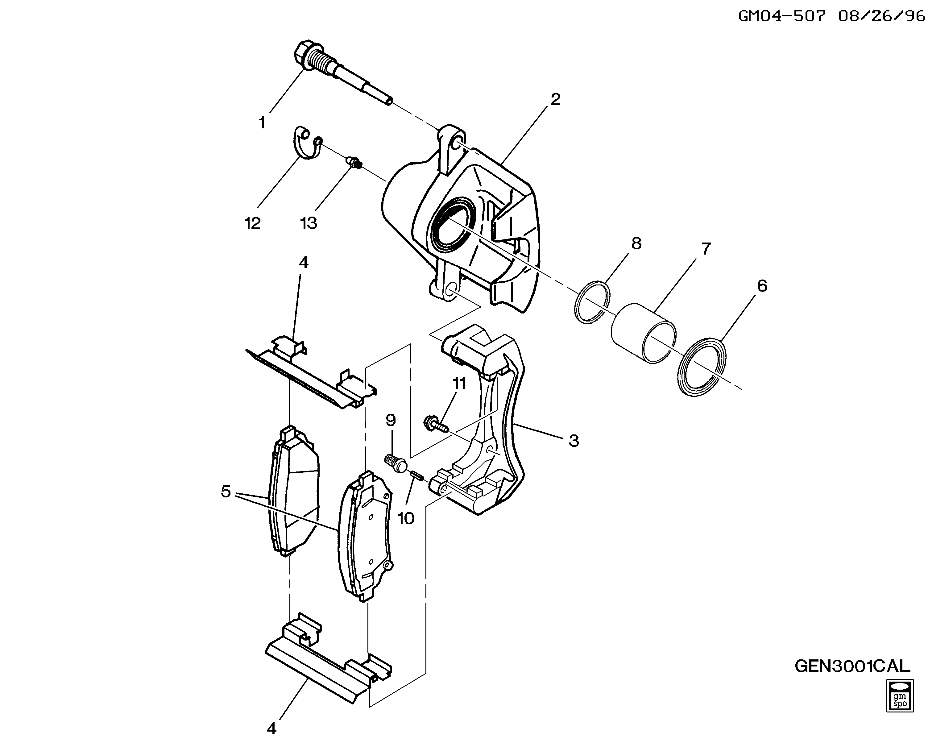 Vauxhall 19152666 - Тормозные колодки, дисковые, комплект parts5.com