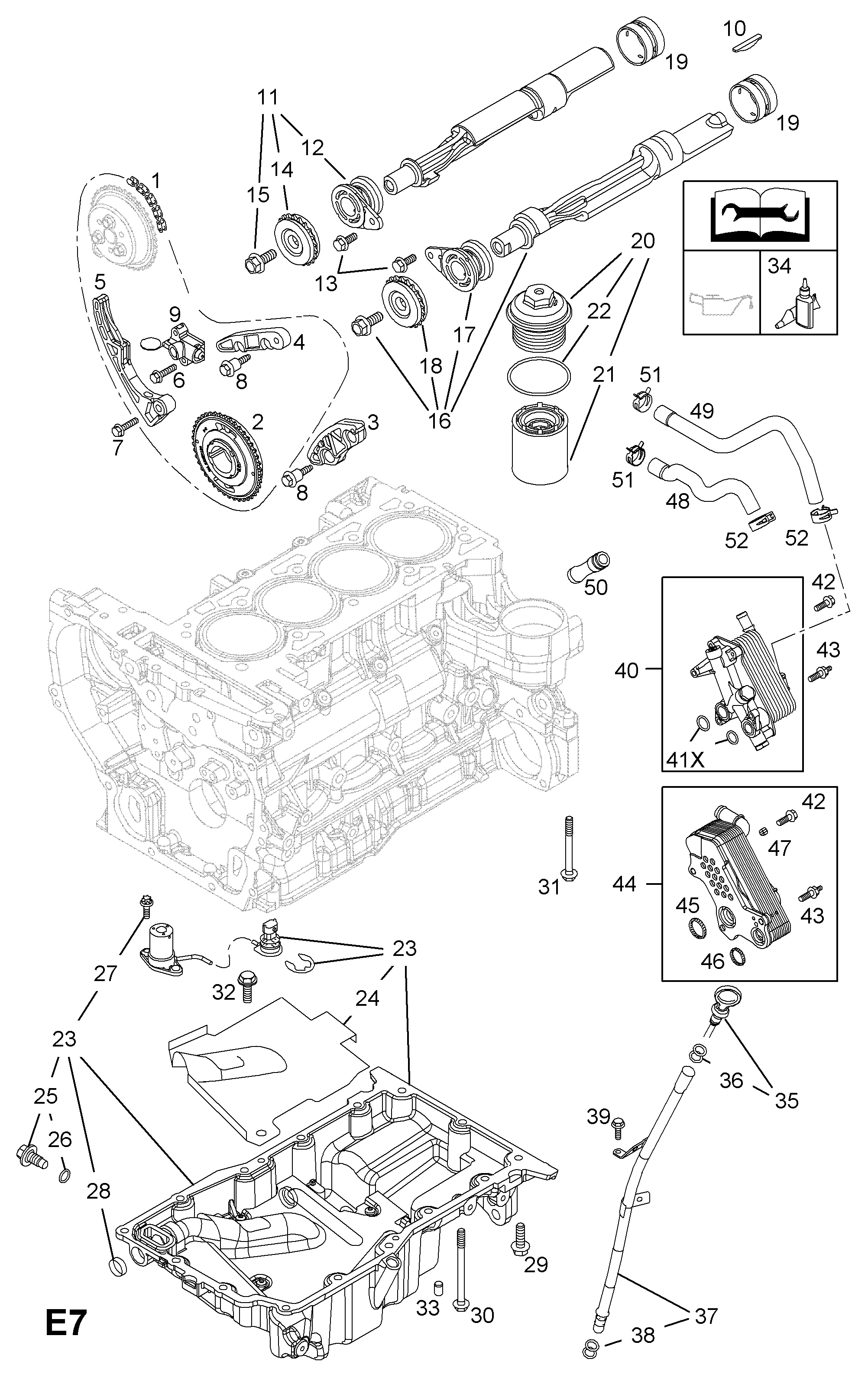 Opel 5650348 - Масляный фильтр parts5.com