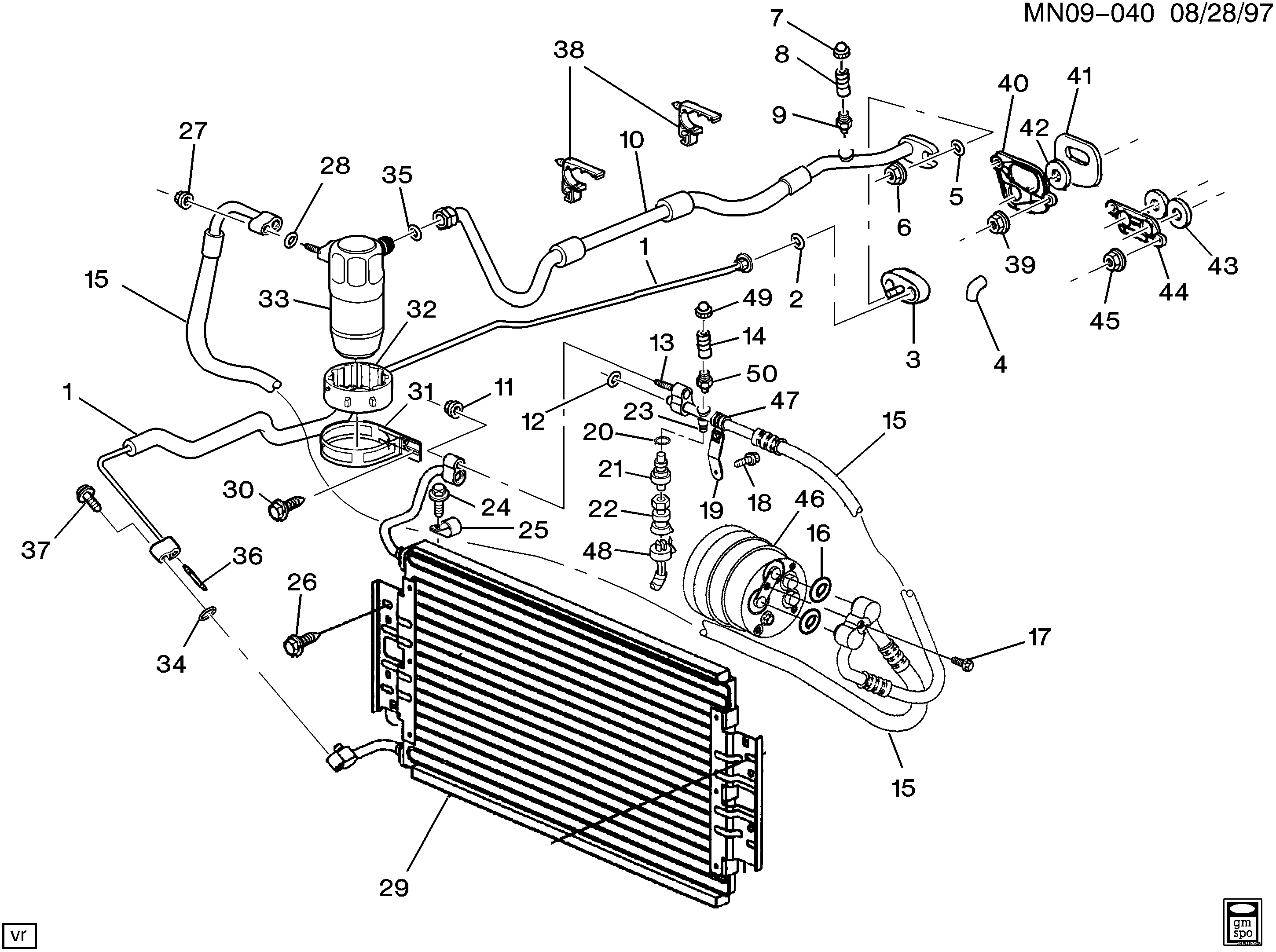 Vauxhall 52460909 - Расширительный клапан, кондиционер parts5.com