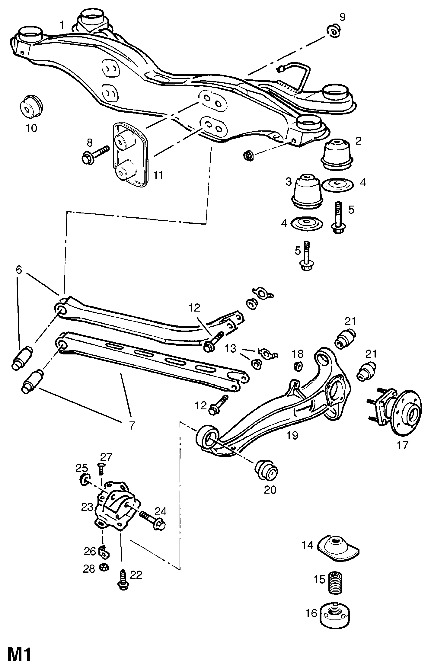 Vauxhall 4 64 023 - Рычаг подвески колеса parts5.com