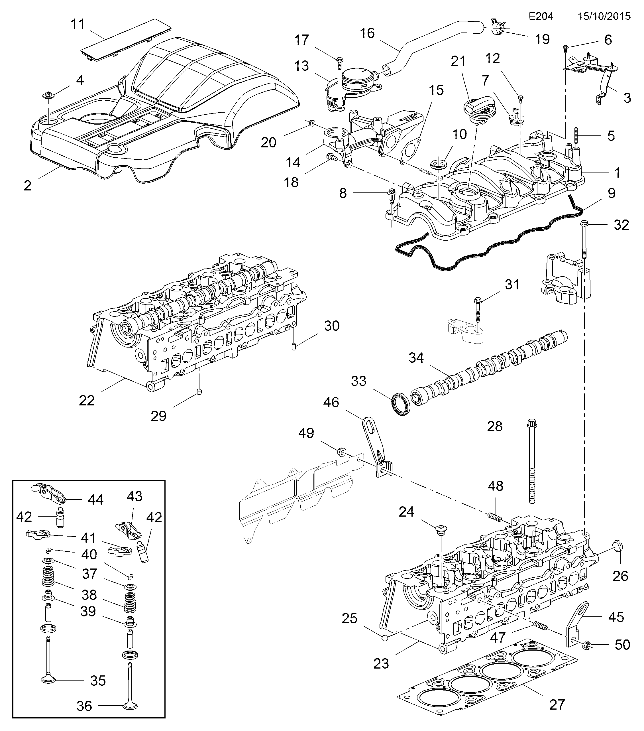 Vauxhall 48 14 154 - Балансир, управление двигателем parts5.com