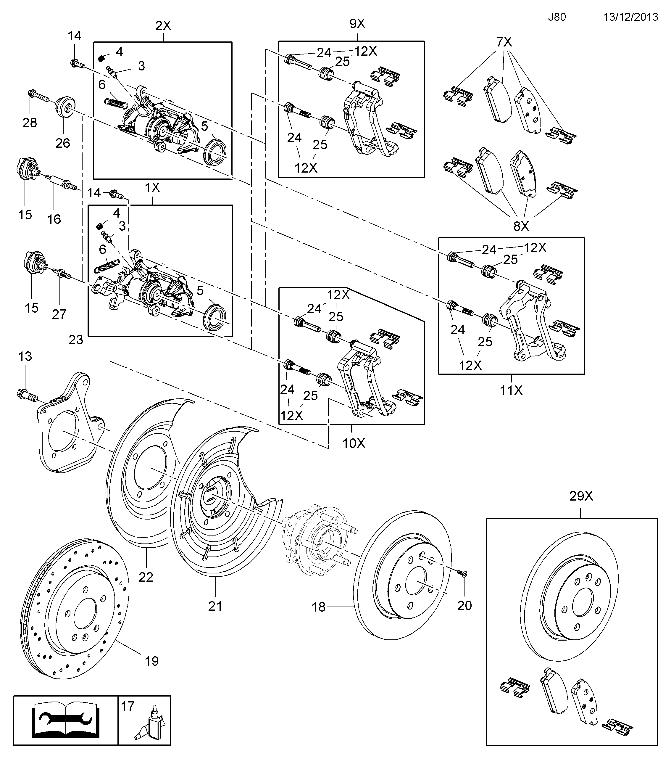 Chevrolet 5 42 109 - Тормозной суппорт parts5.com