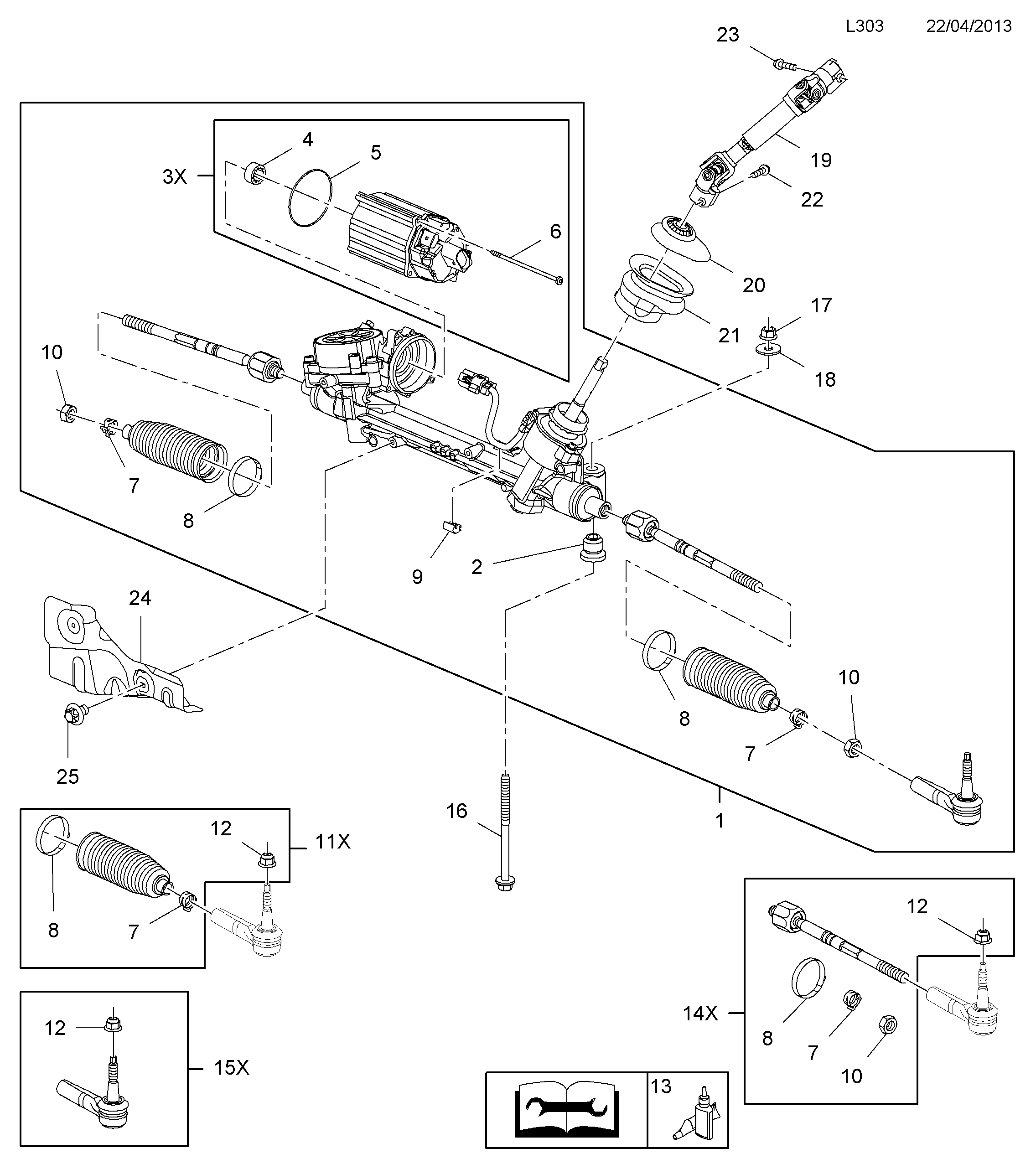 Vauxhall 16 09 026 - Наконечник рулевой тяги, шарнир parts5.com