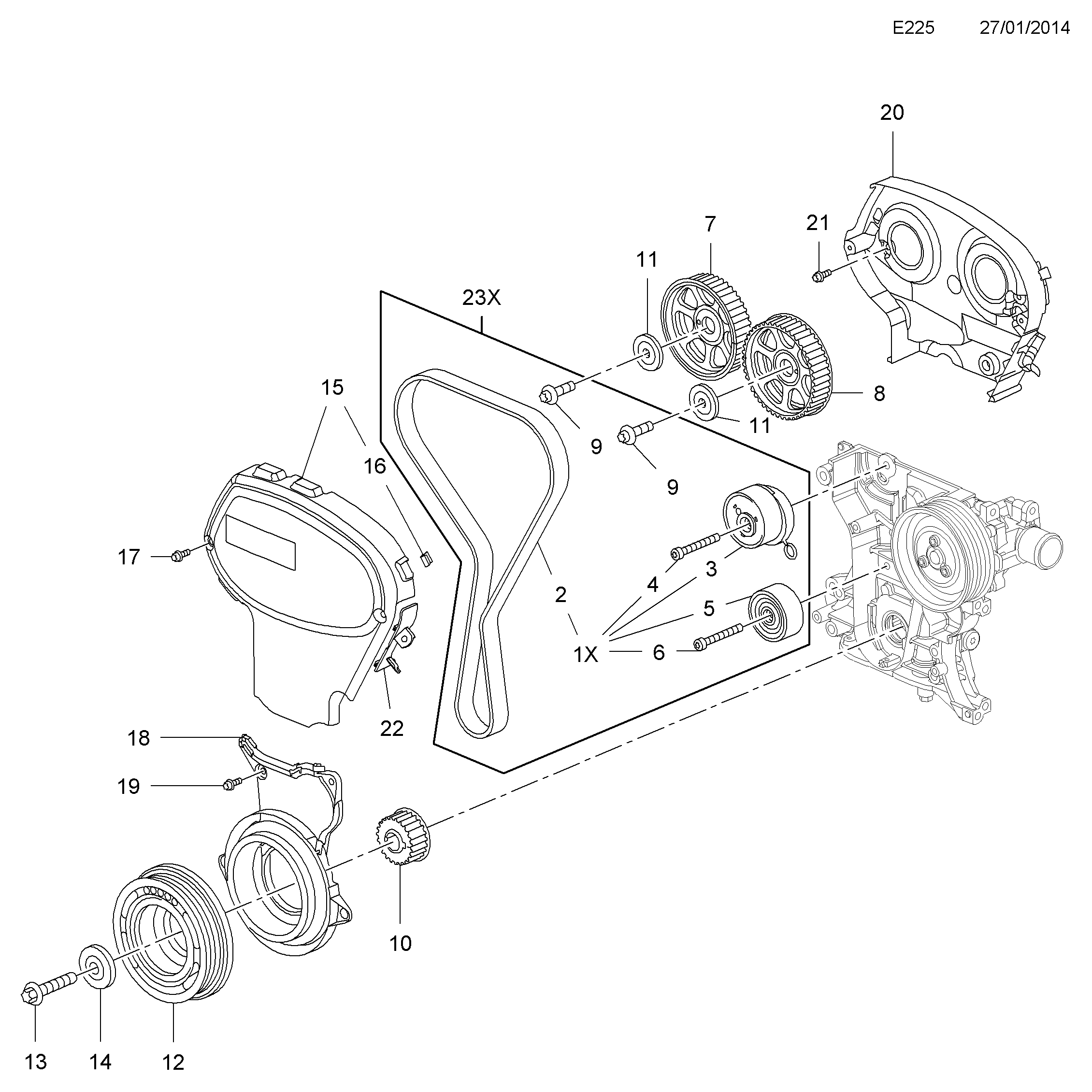 RENAULT TRUCKS 1629067 - Соединительные элементы, система выпуска parts5.com