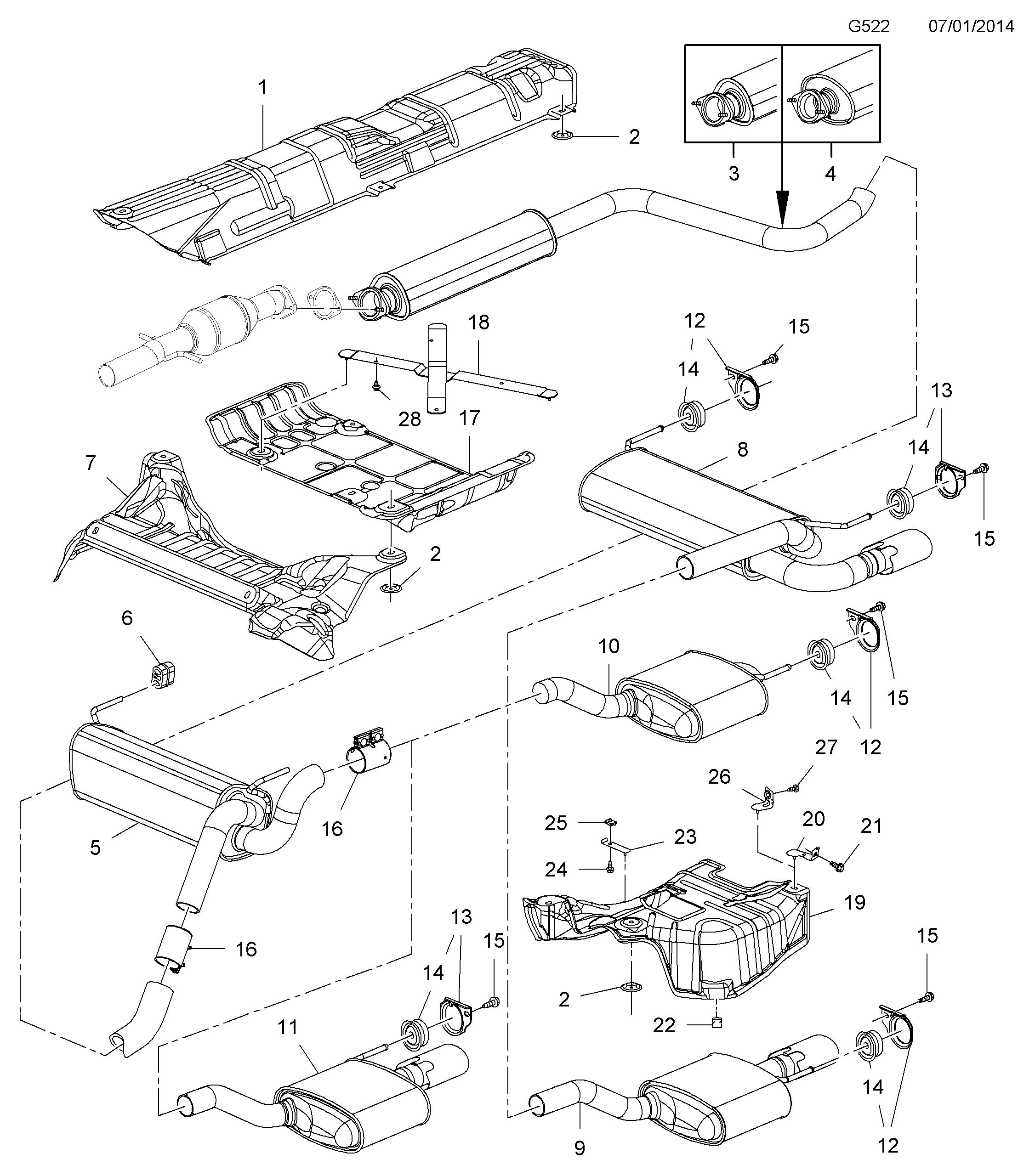 Opel 8 56 078 - Соединительные элементы, система выпуска parts5.com