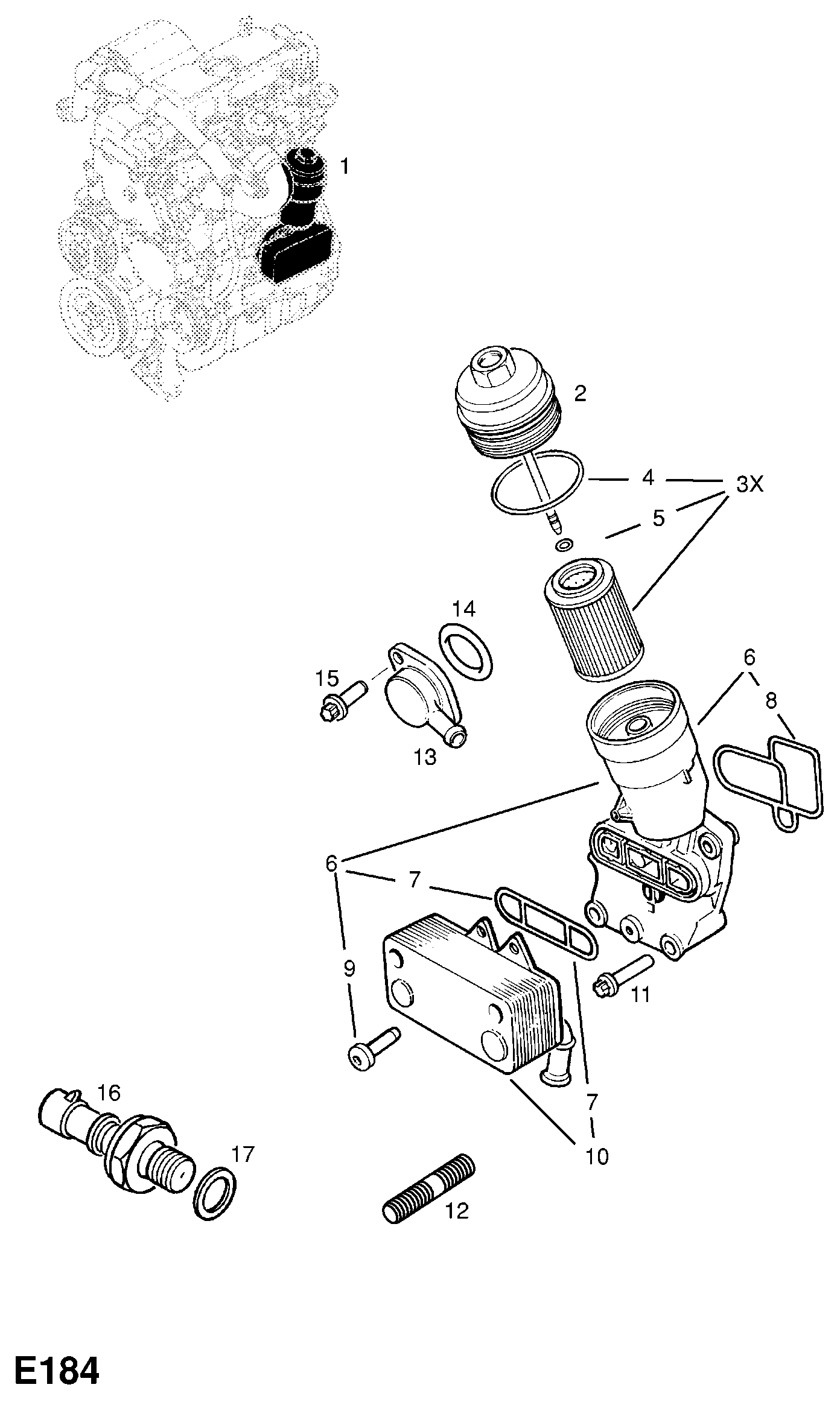 Vauxhall 1252572 - Датчик, давление масла parts5.com