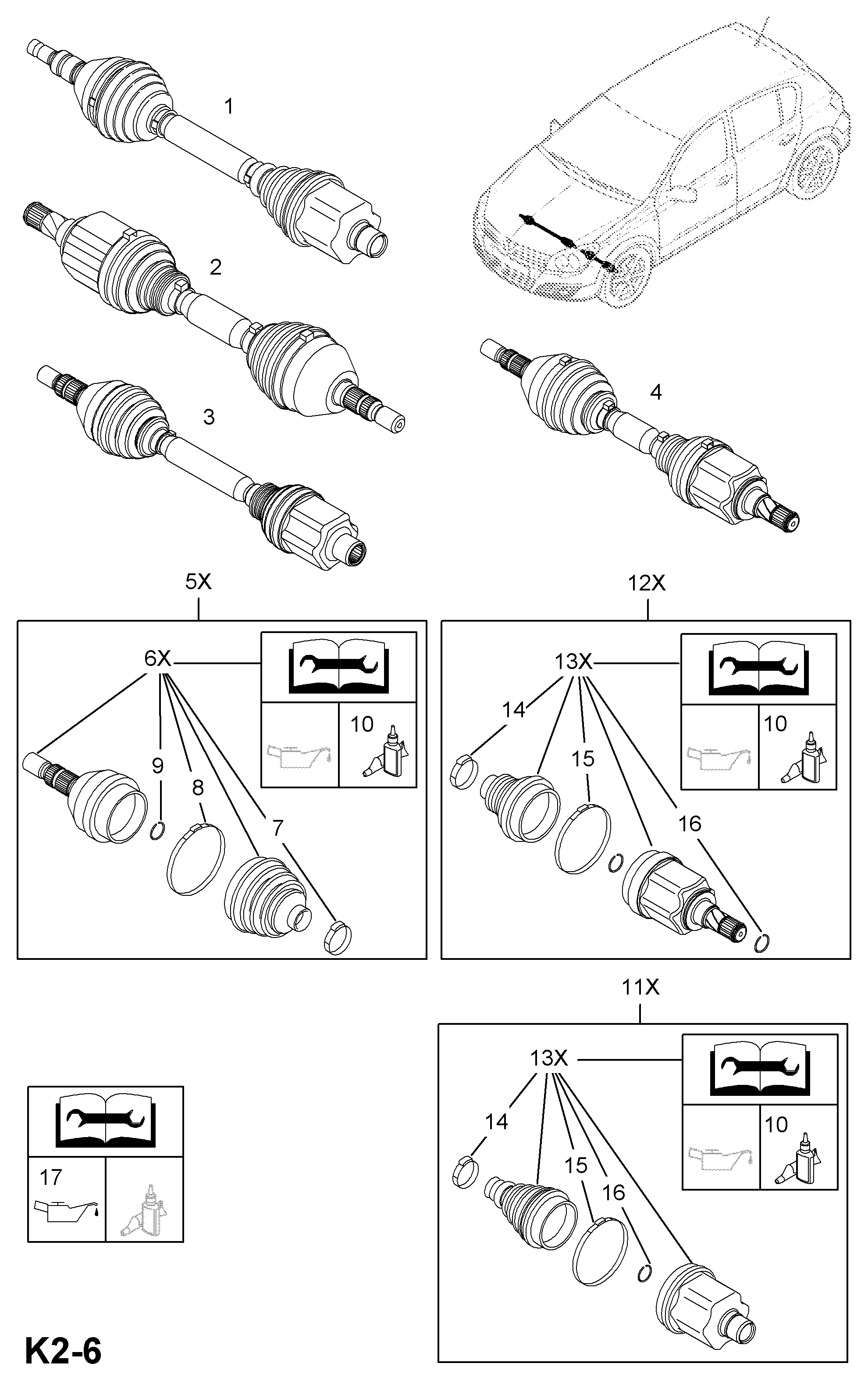 Opel 1603278 - Пыльник, приводной вал parts5.com