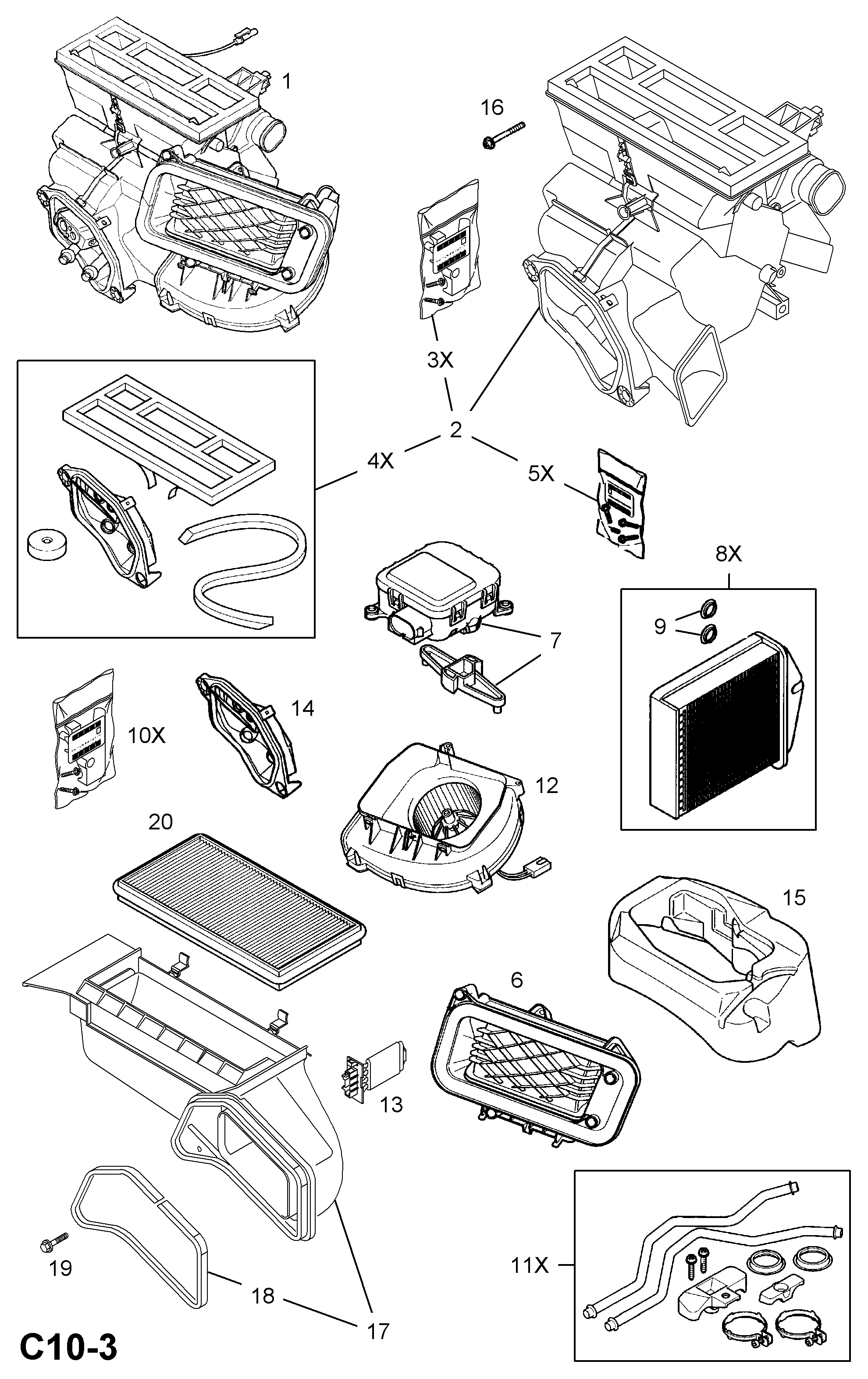 GMC 1808617 - Фильтр воздуха в салоне parts5.com