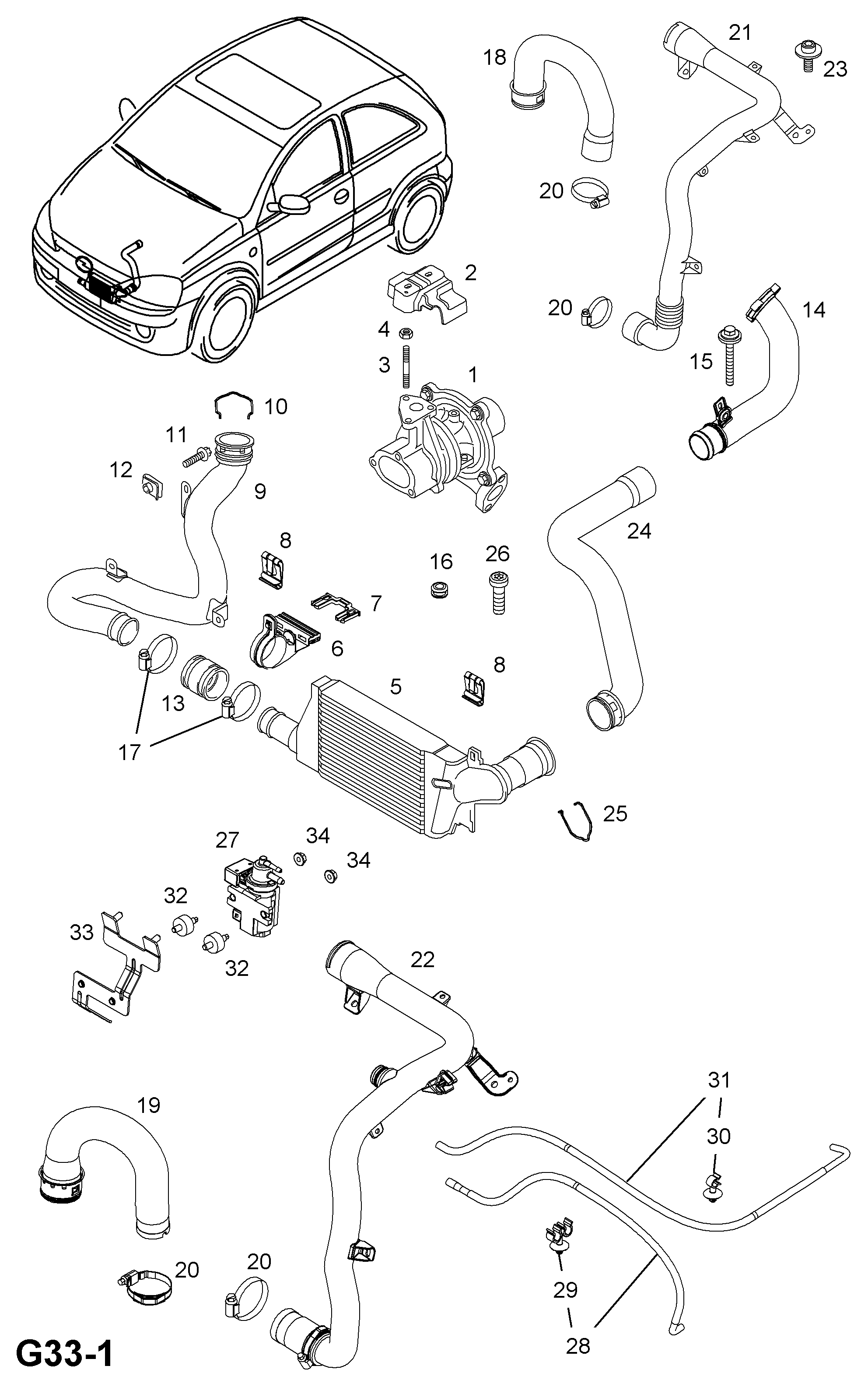 Opel 860067 - Турбина, компрессор parts5.com